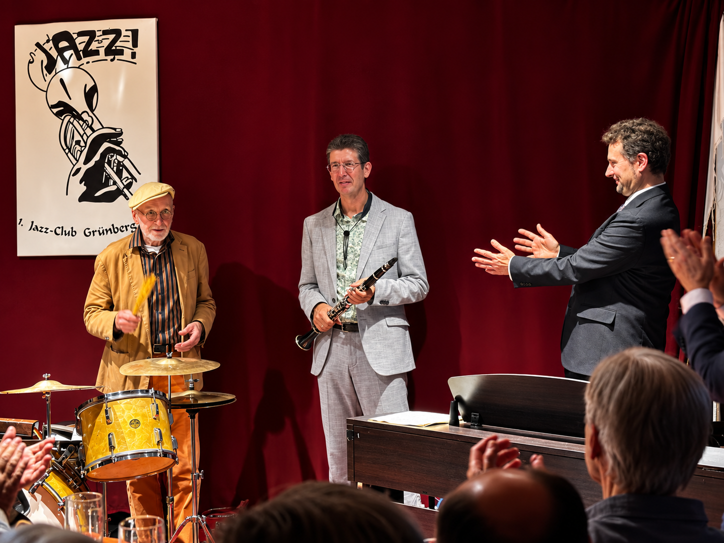New Orleans Jazz-Legende Trevor Richards begeistert das Publikum im Jazz-Club Grünberg